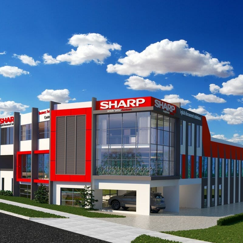 Sharp building Managed Print Services Software ERP Jim2
